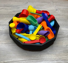 Load image into Gallery viewer, Rainbow Sensory Scoop set