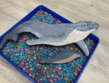 Load image into Gallery viewer, Mother and Baby Whale Wooden Puzzle