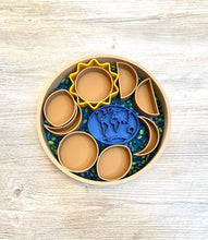 Load image into Gallery viewer, Earth Moon and Sun sensory trays