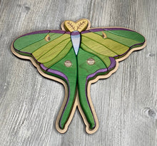 Load image into Gallery viewer, Luna moth wooden puzzle