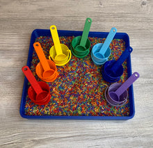 Load image into Gallery viewer, Rainbow Sensory Scoop set
