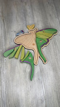 Load image into Gallery viewer, Luna moth wooden puzzle