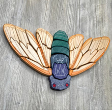 Load image into Gallery viewer, Wooden Cicada Puzzle
