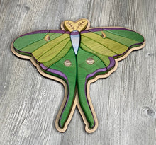 Load image into Gallery viewer, Luna moth wooden puzzle
